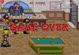 Game Over Screen for The Ninja Kids.