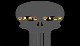 Game Over Screen for The Punisher.