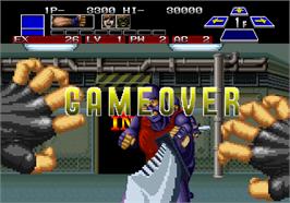 Game Over Screen for The Super Spy.
