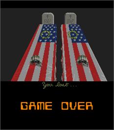 Game Over Screen for Thunder Dragon.