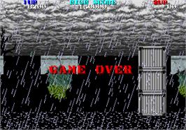 Game Over Screen for Thunder Fox.