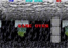 Game Over Screen for Thunder Fox.