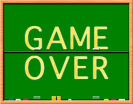 Game Over Screen for Tokimeki Memorial Taisen Puzzle-dama.