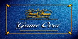 Game Over Screen for Trivial Pursuit.