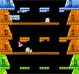 Game Over Screen for Vs. Ice Climber.
