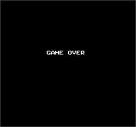 Game Over Screen for Vs. The Goonies.
