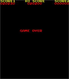 Game Over Screen for War of the Bugs or Monsterous Manouvers in a Mushroom Maze.