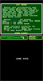 Game Over Screen for Yo! Noid.