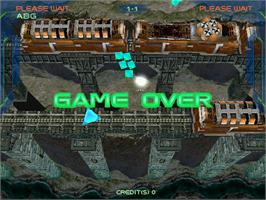 Game Over Screen for Zero Gunner 2.