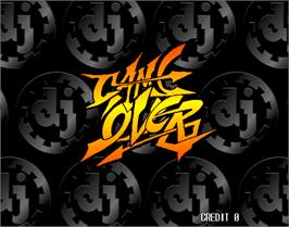 Game Over Screen for beatmania CORE REMIX.