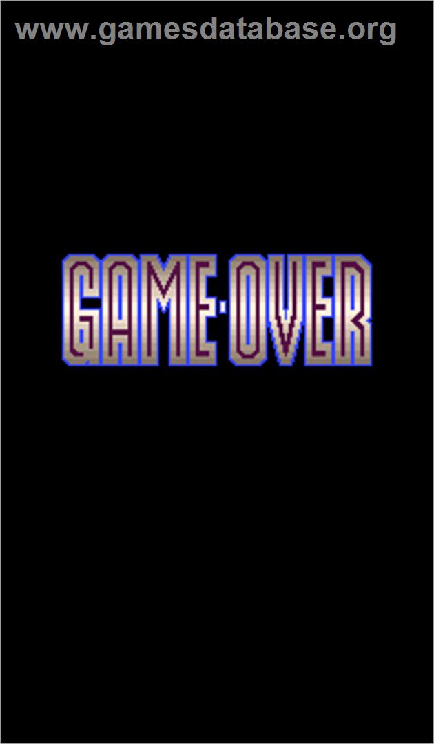 19XX: The War Against Destiny - Arcade - Artwork - Game Over Screen