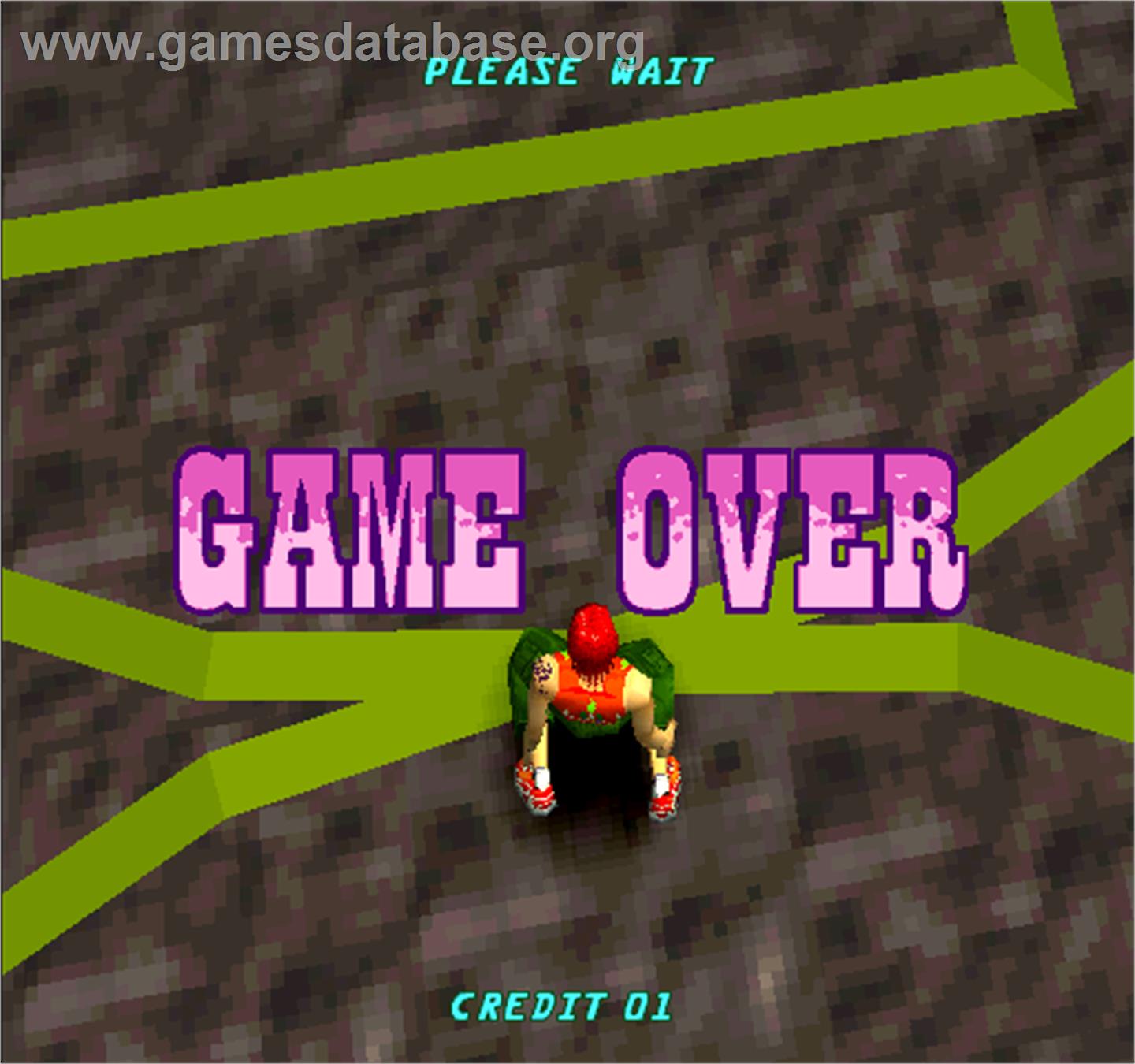 1 on 1 Government - Arcade - Artwork - Game Over Screen