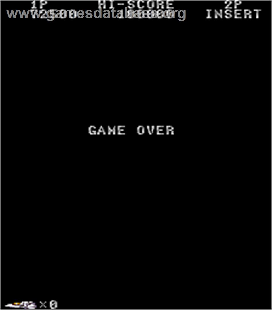 Acrobat Mission - Arcade - Artwork - Game Over Screen