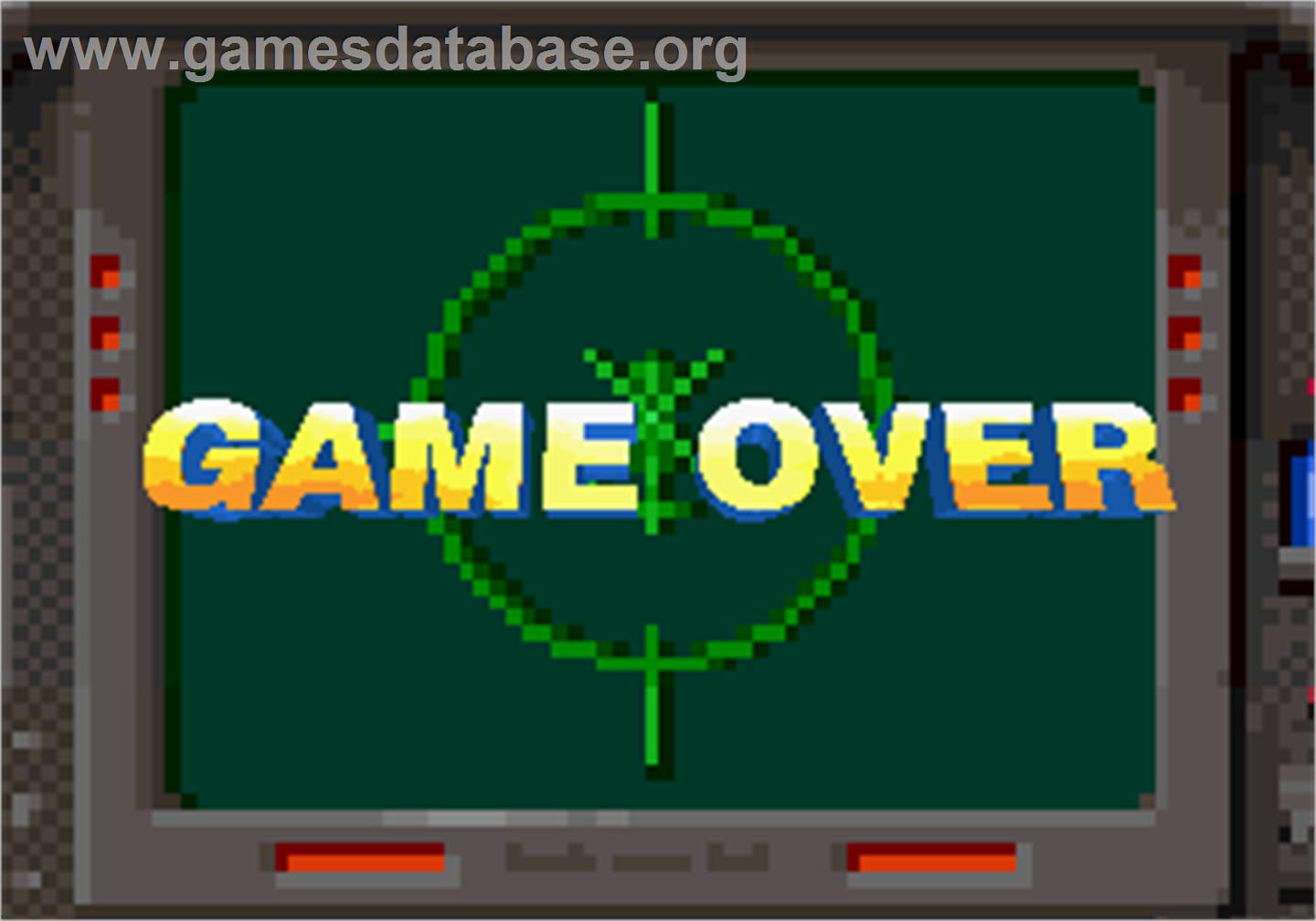 Air Rescue - Arcade - Artwork - Game Over Screen