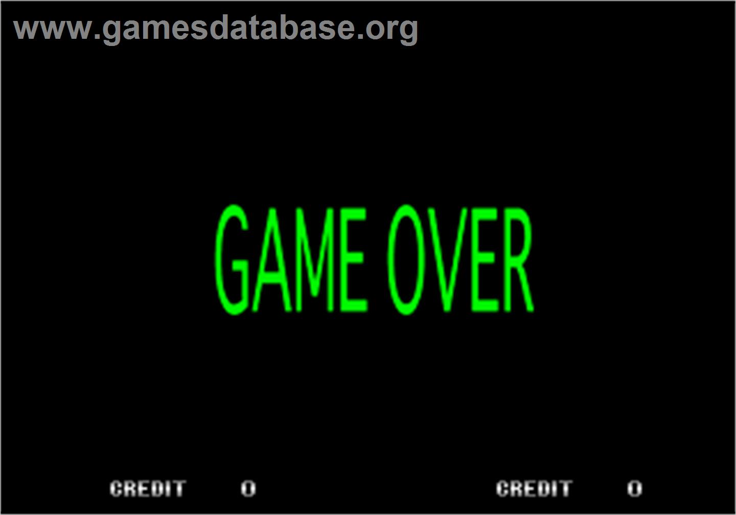 Alien3: The Gun - Arcade - Artwork - Game Over Screen