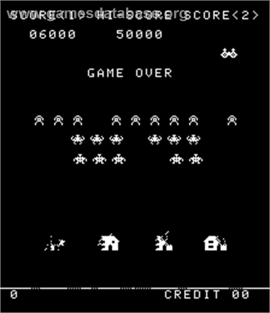 Alien Invasion - Arcade - Artwork - Game Over Screen