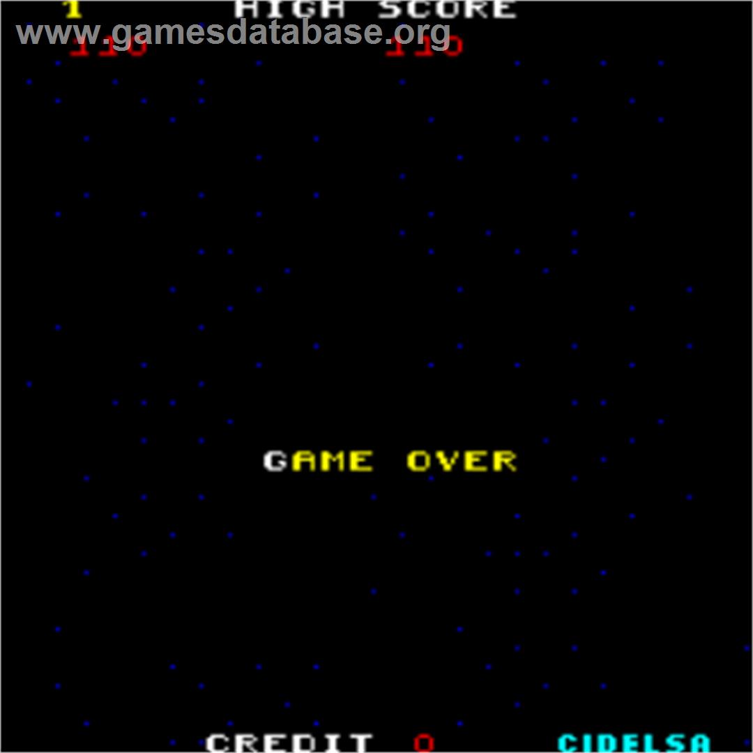 Altair - Arcade - Artwork - Game Over Screen