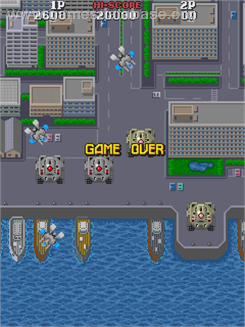 Asuka & Asuka - Arcade - Artwork - Game Over Screen