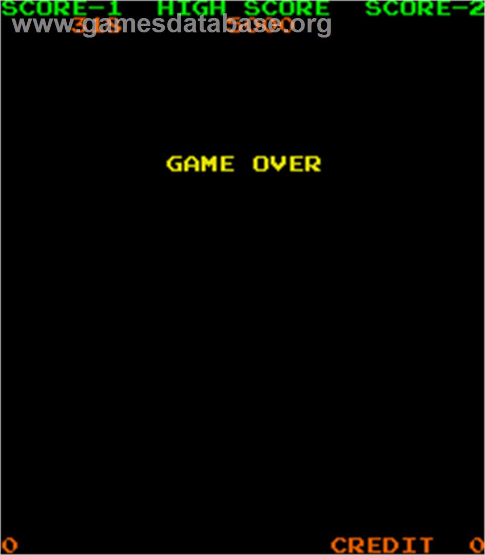 Azurian Attack - Arcade - Artwork - Game Over Screen