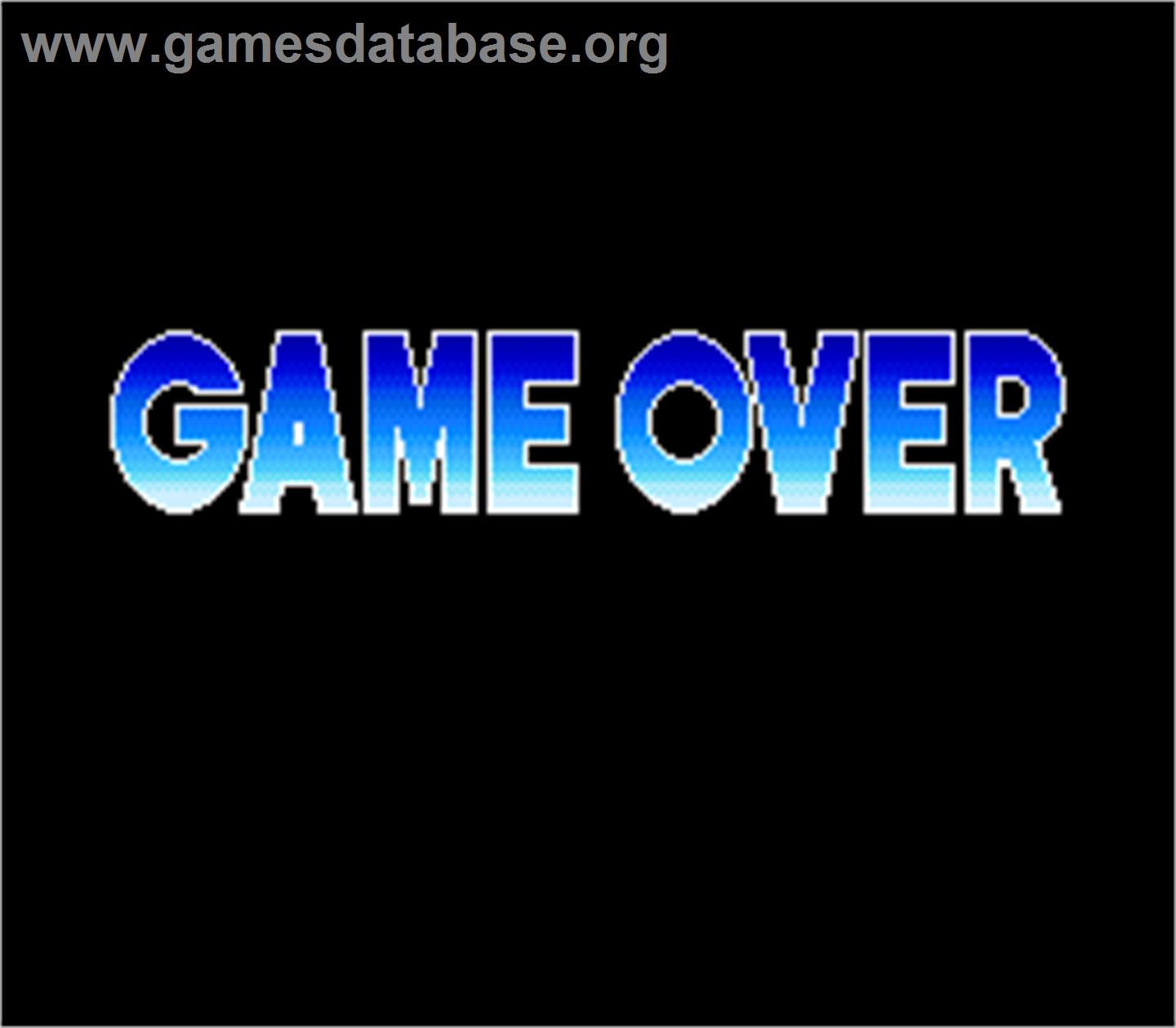 Back Street Soccer - Arcade - Artwork - Game Over Screen