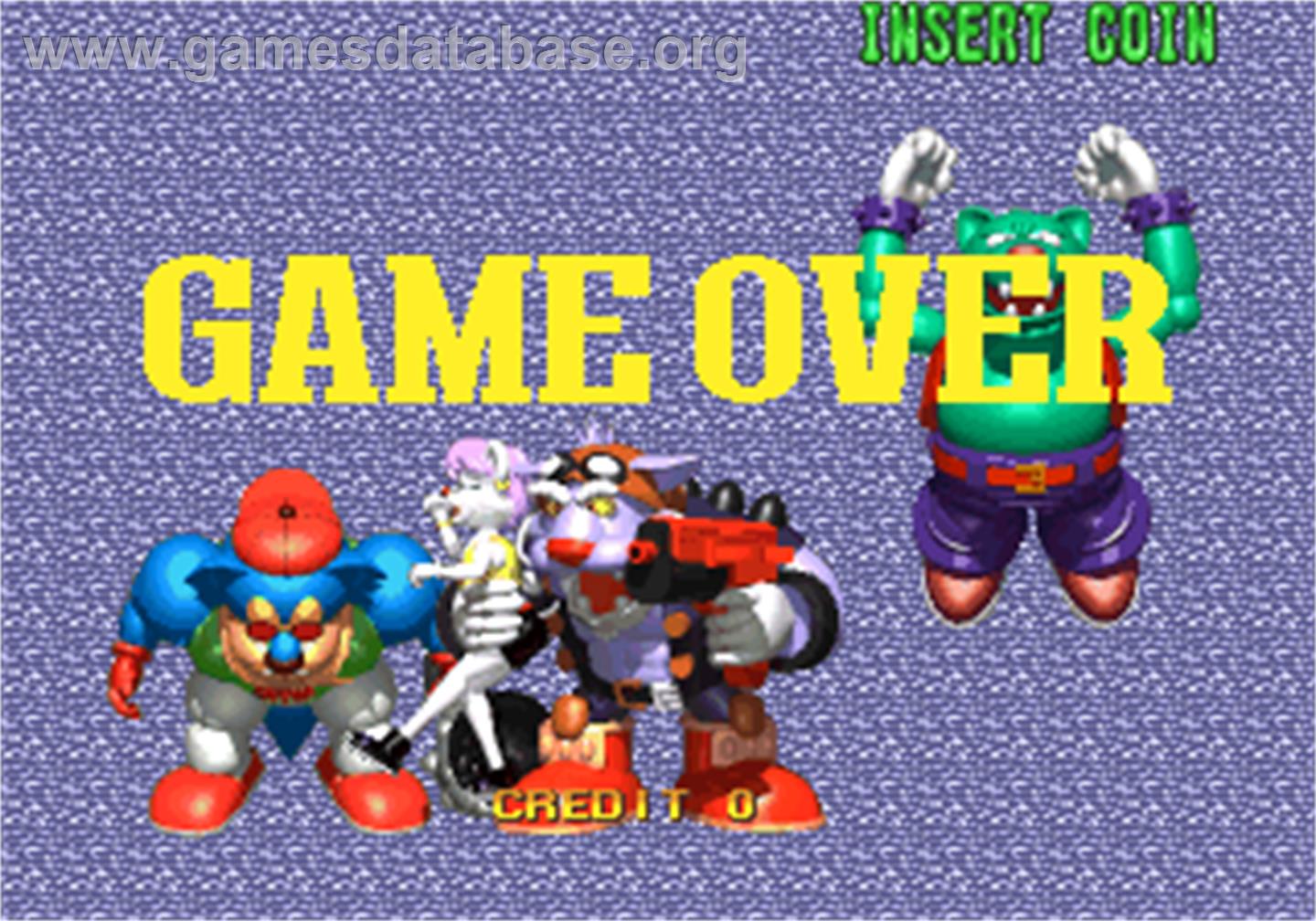 Bang Bang Ball - Arcade - Artwork - Game Over Screen