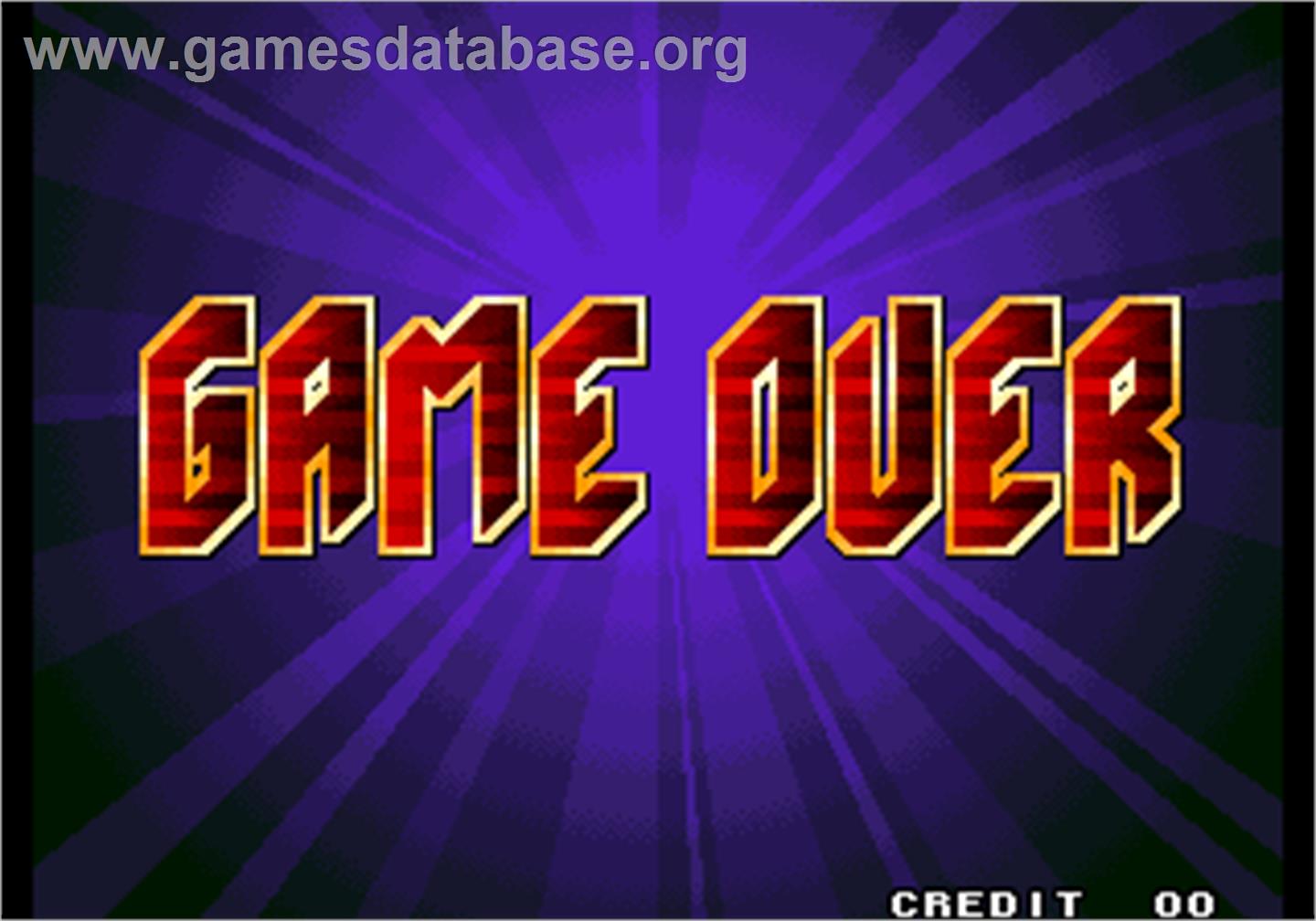 Bang Bead - Arcade - Artwork - Game Over Screen