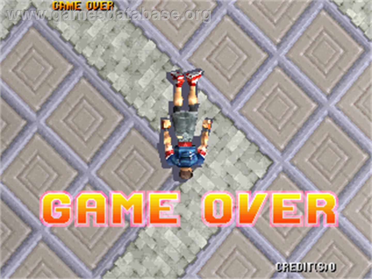 Beastorizer - Arcade - Artwork - Game Over Screen