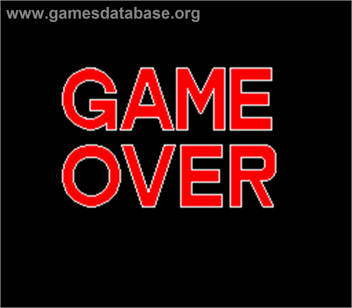 Best Of Best - Arcade - Artwork - Game Over Screen