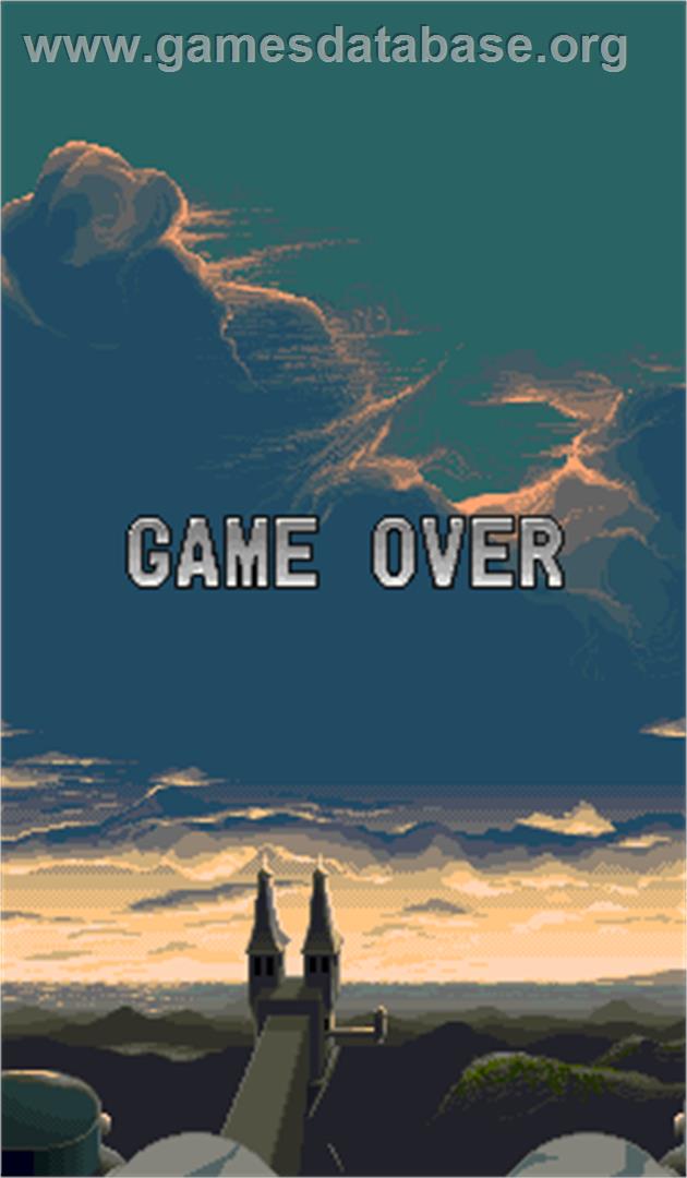 Big Bang - Arcade - Artwork - Game Over Screen