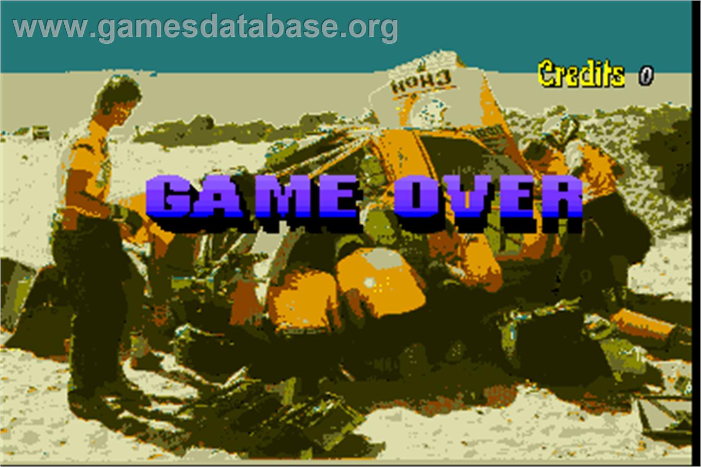 Blomby Car - Arcade - Artwork - Game Over Screen