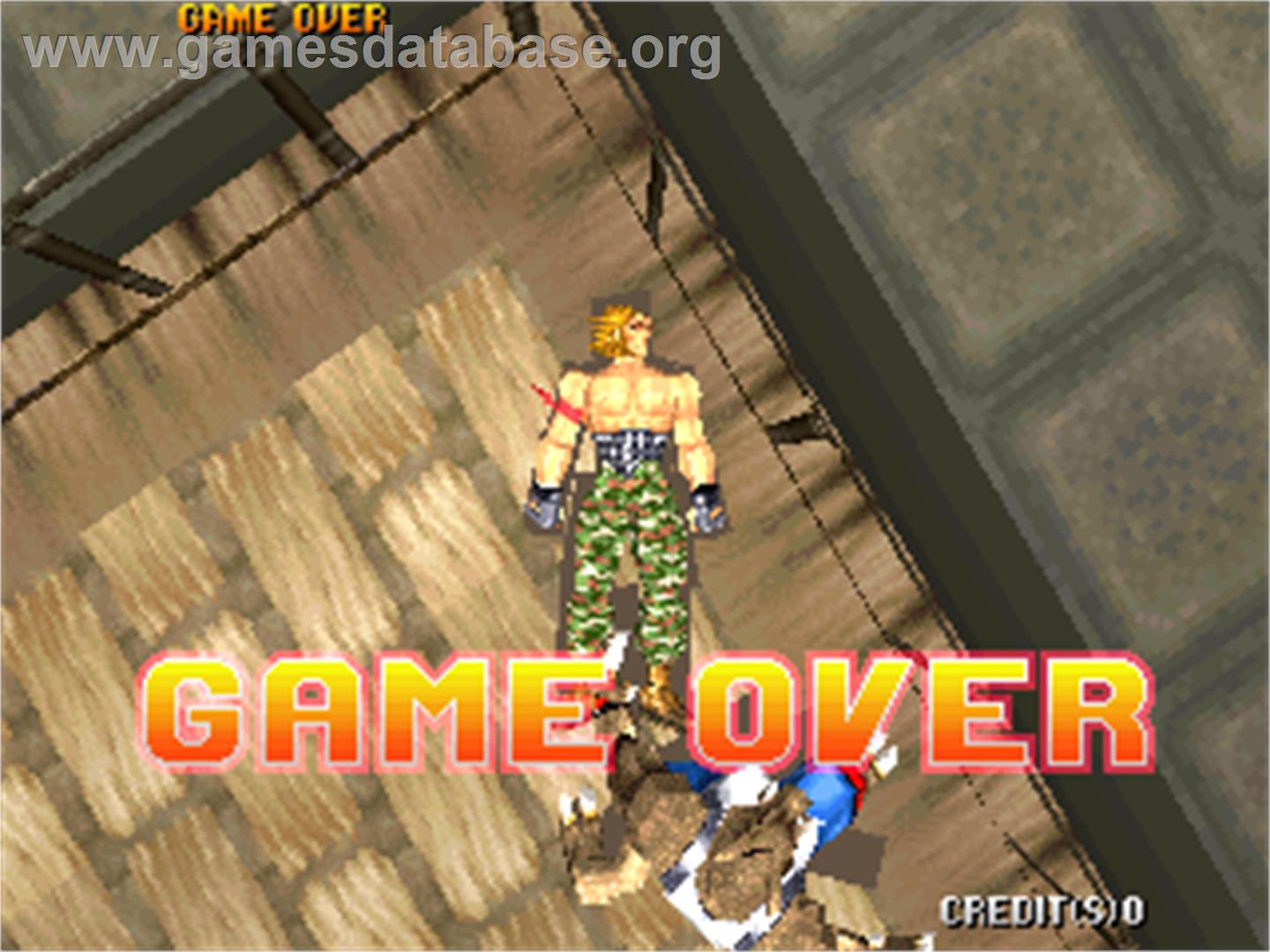 Bloody Roar - Arcade - Artwork - Game Over Screen