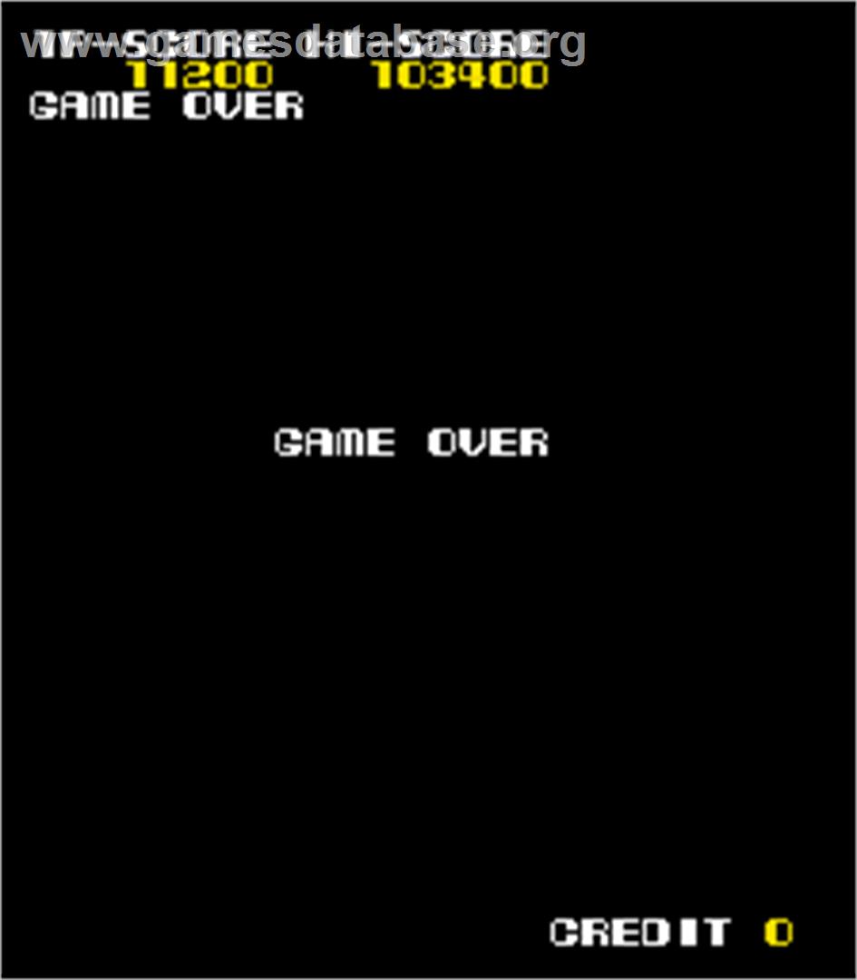 Booby Kids - Arcade - Artwork - Game Over Screen