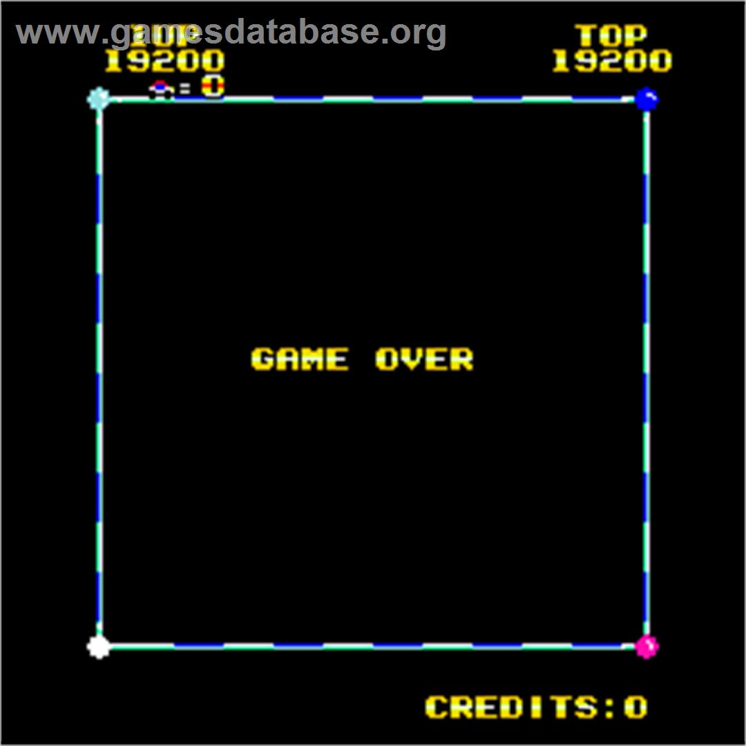 Break Thru - Arcade - Artwork - Game Over Screen