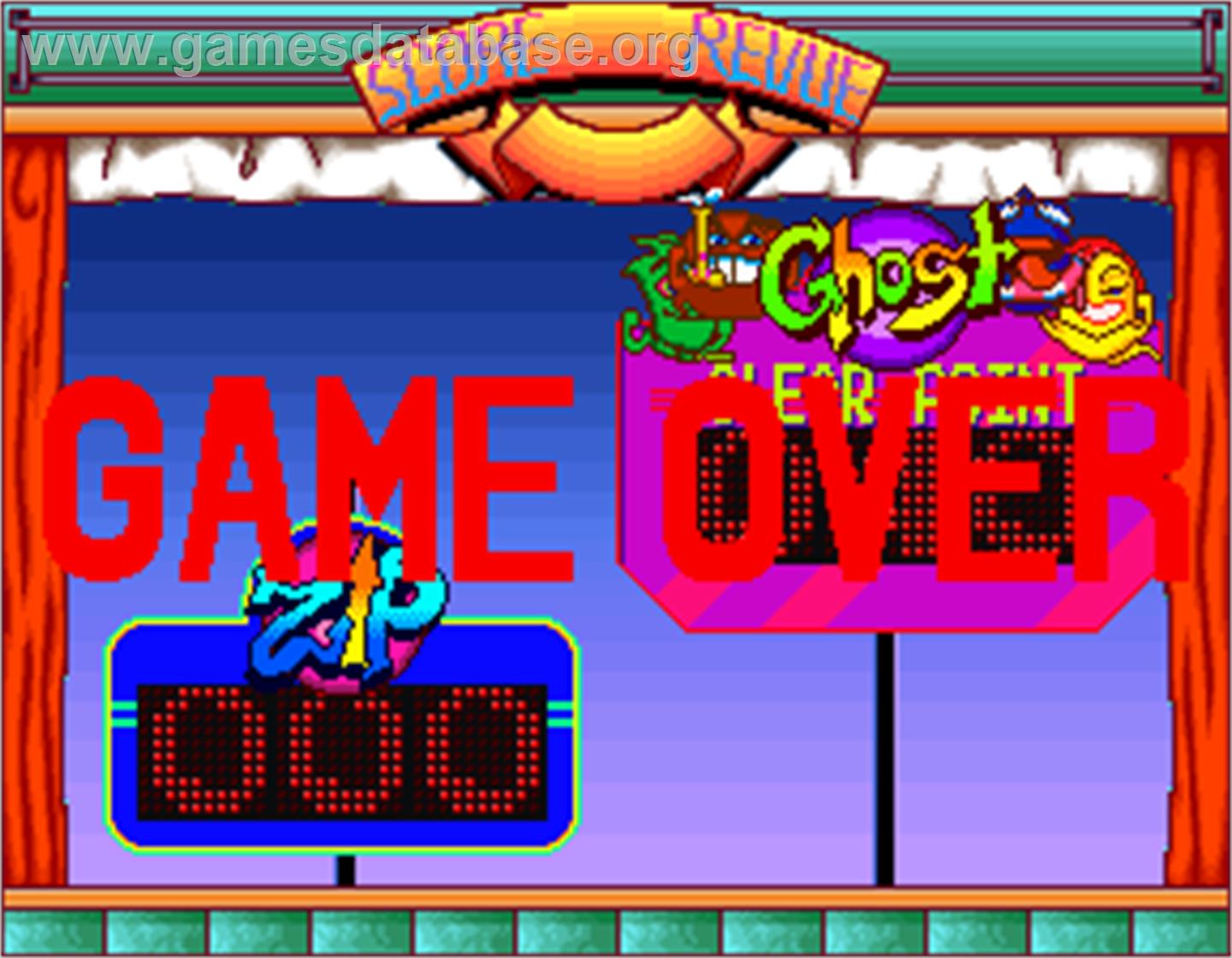 Bubble Trouble - Arcade - Artwork - Game Over Screen