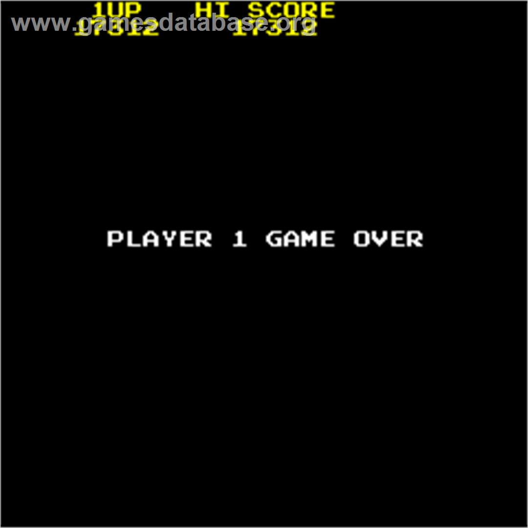 Bump 'n' Jump - Arcade - Artwork - Game Over Screen