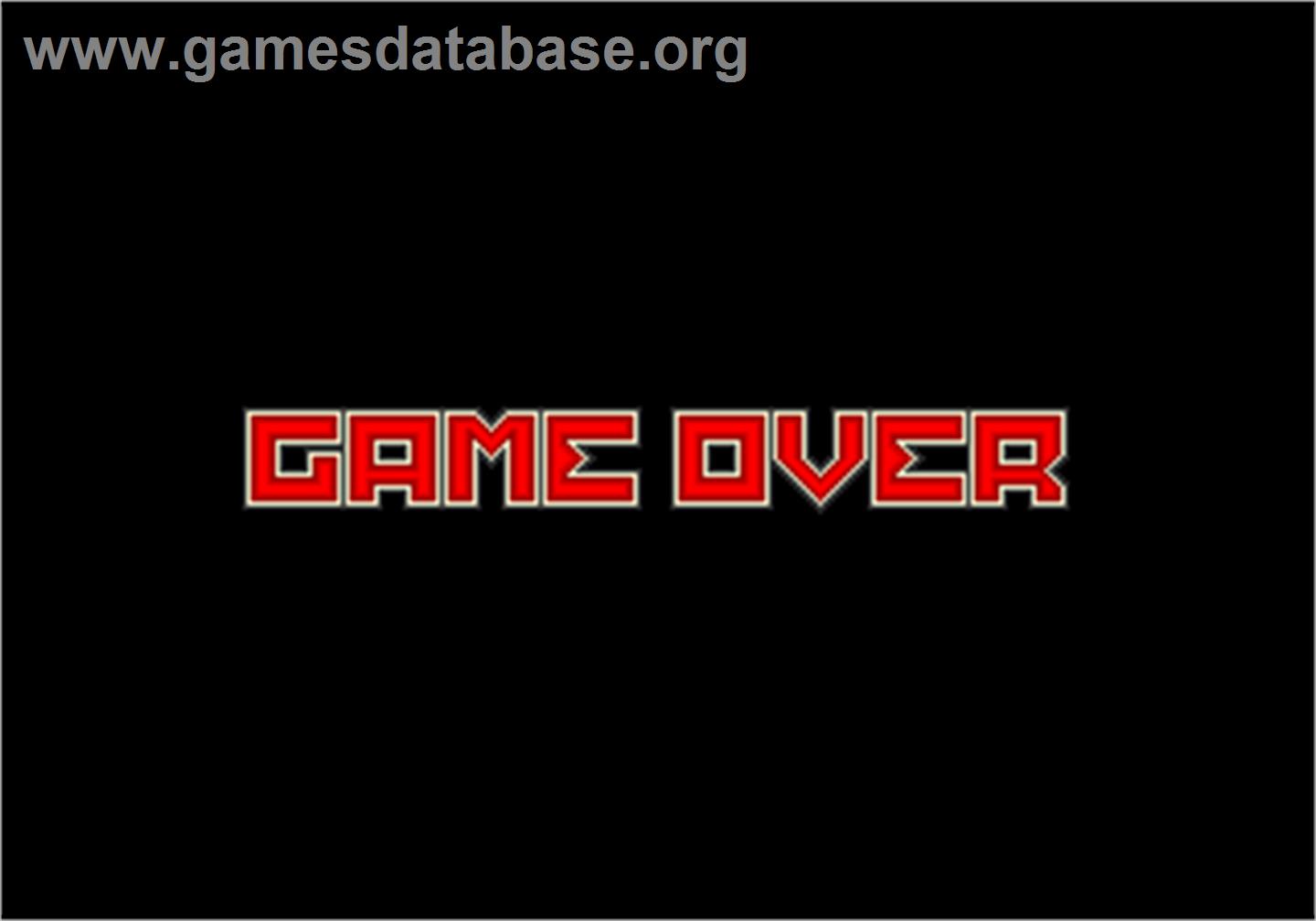 Cameltry - Arcade - Artwork - Game Over Screen