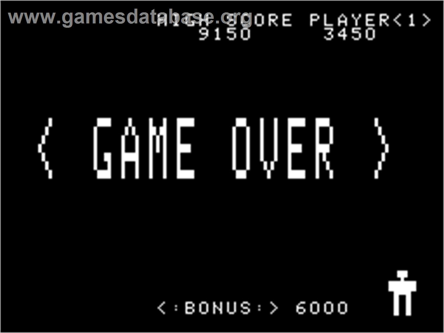 Clay Shoot - Arcade - Artwork - Game Over Screen