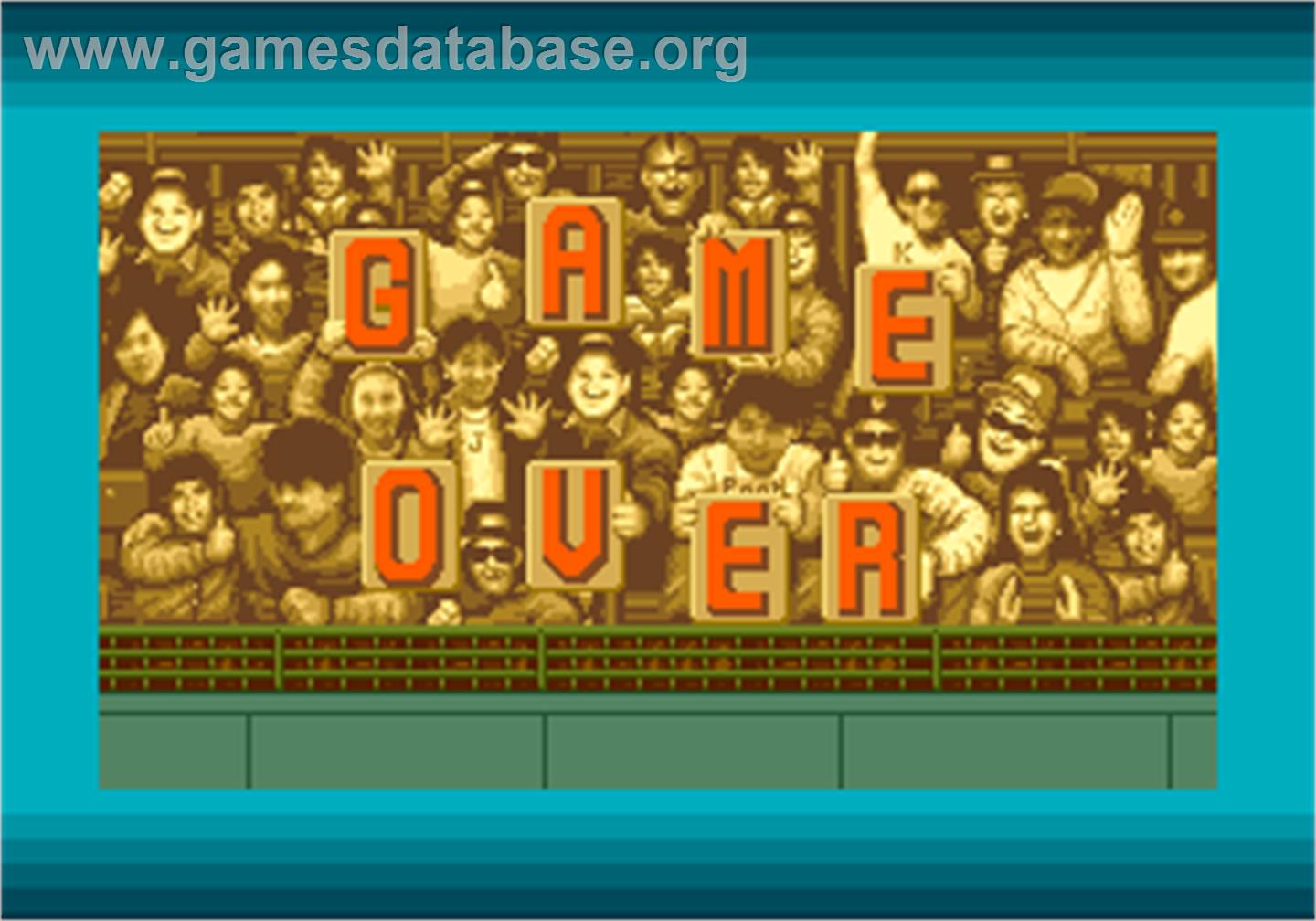 Clutch Hitter - Arcade - Artwork - Game Over Screen
