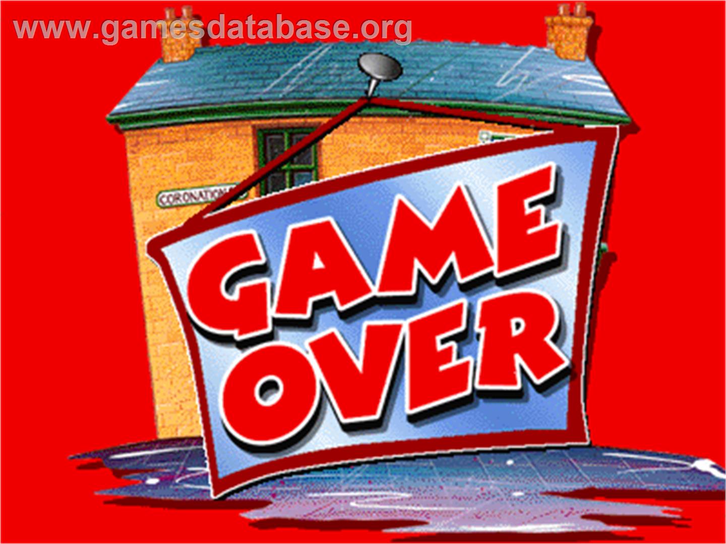Coronation Street Quiz Game - Arcade - Artwork - Game Over Screen