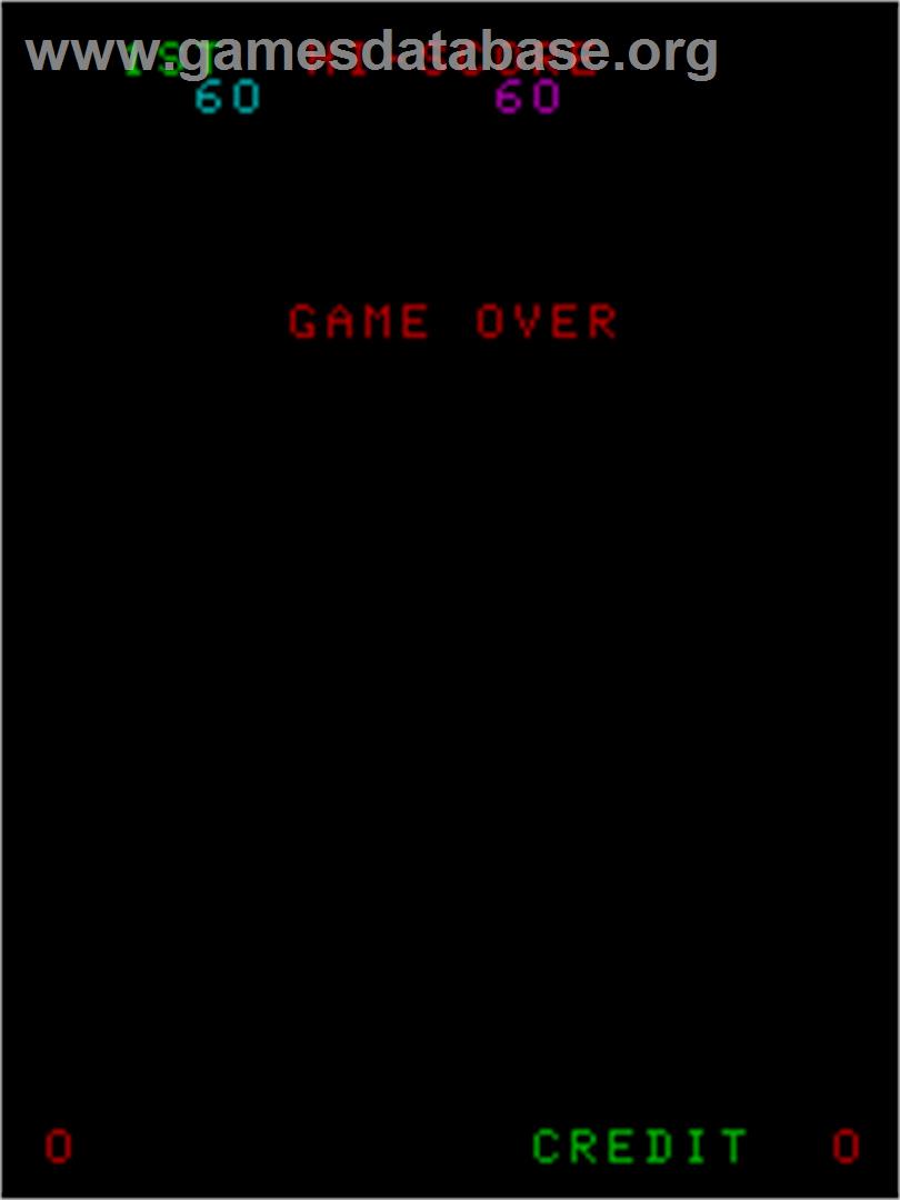 Cosmic Guerilla - Arcade - Artwork - Game Over Screen