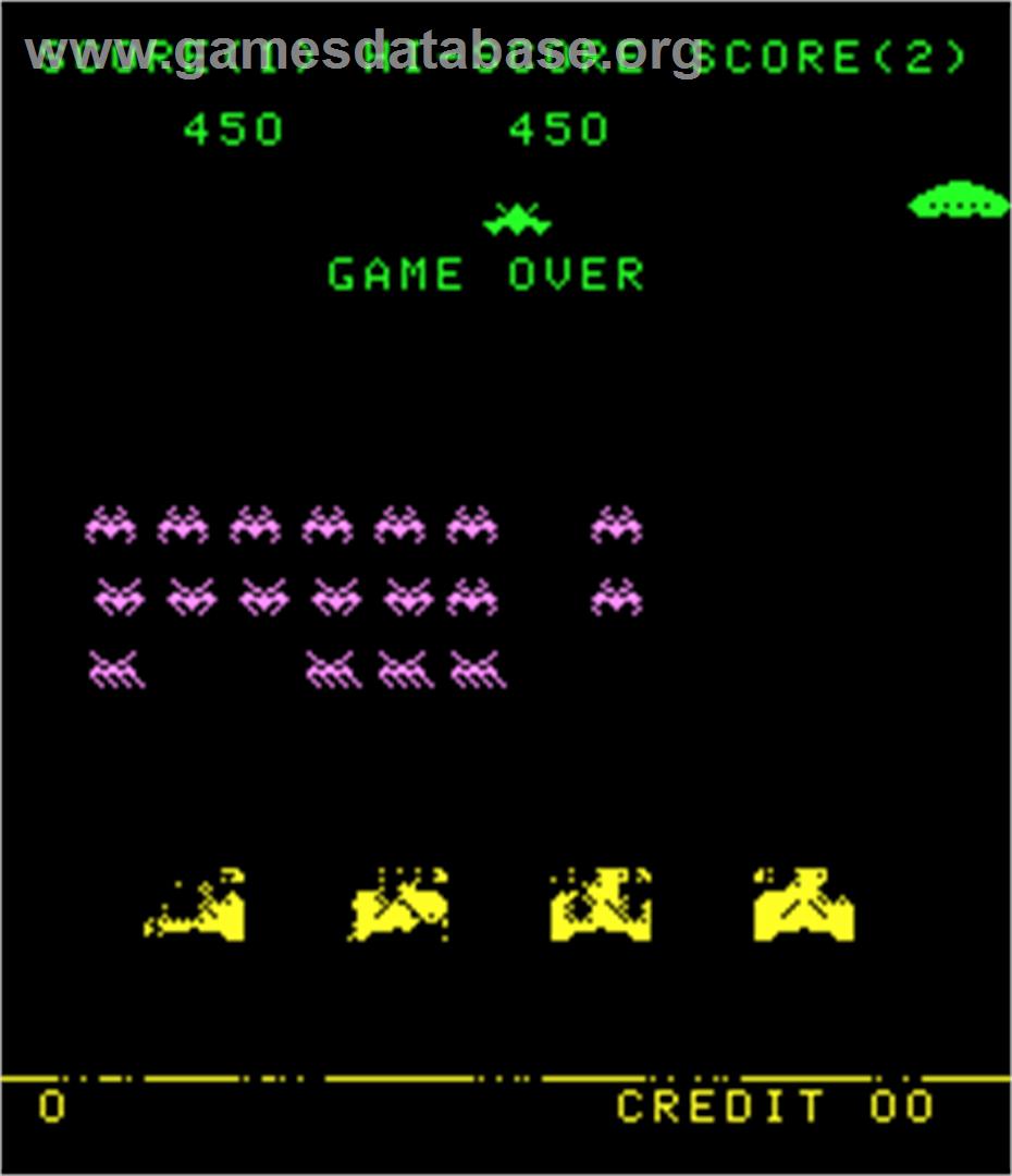 Cosmic Monsters - Arcade - Artwork - Game Over Screen