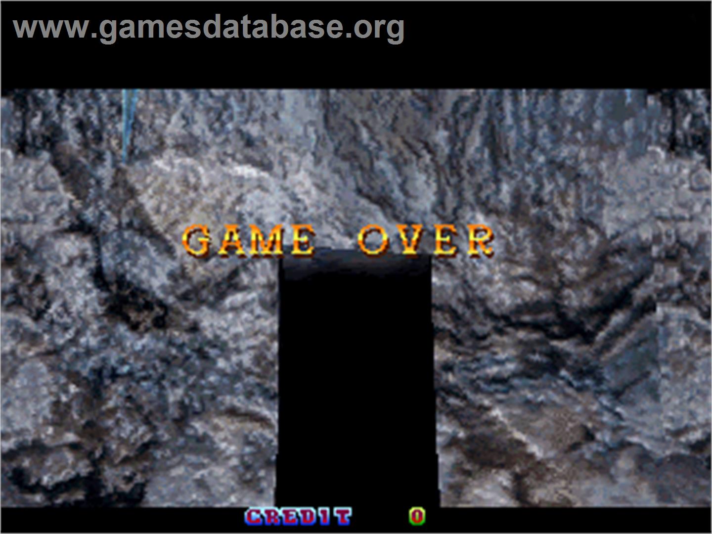 Crypt Killer - Arcade - Artwork - Game Over Screen