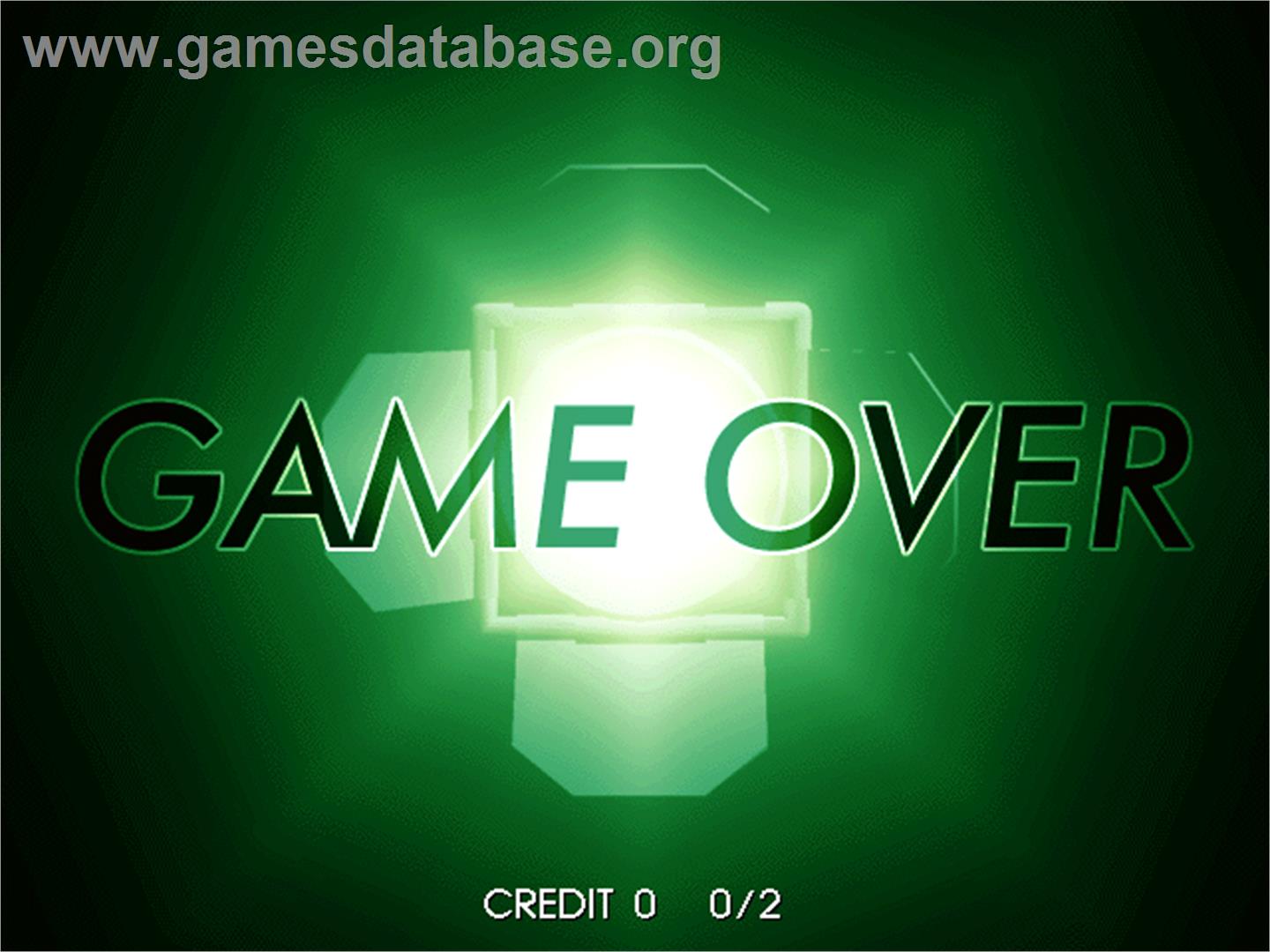 Dancing Stage featuring TRUE KiSS DESTiNATiON - Arcade - Artwork - Game Over Screen