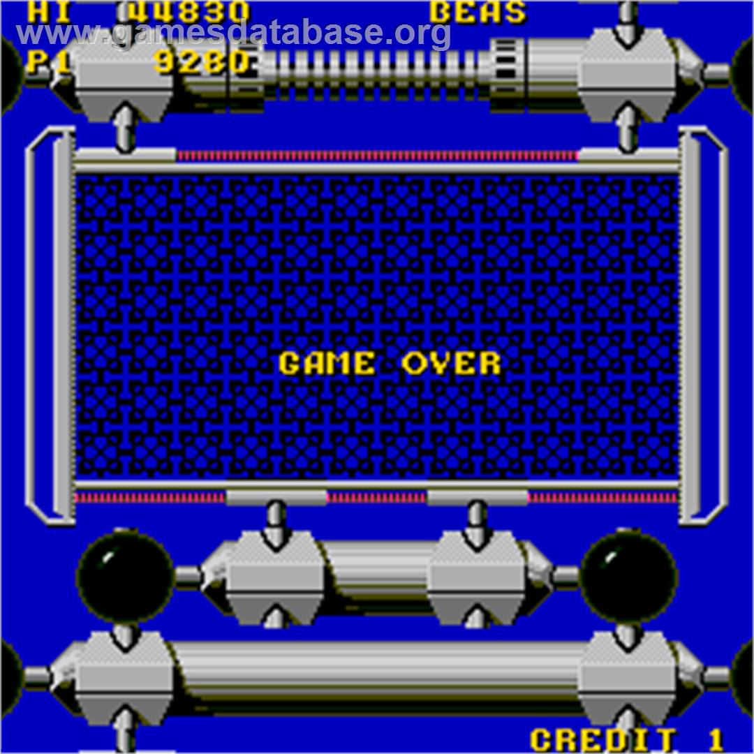 Darwin 4078 - Arcade - Artwork - Game Over Screen