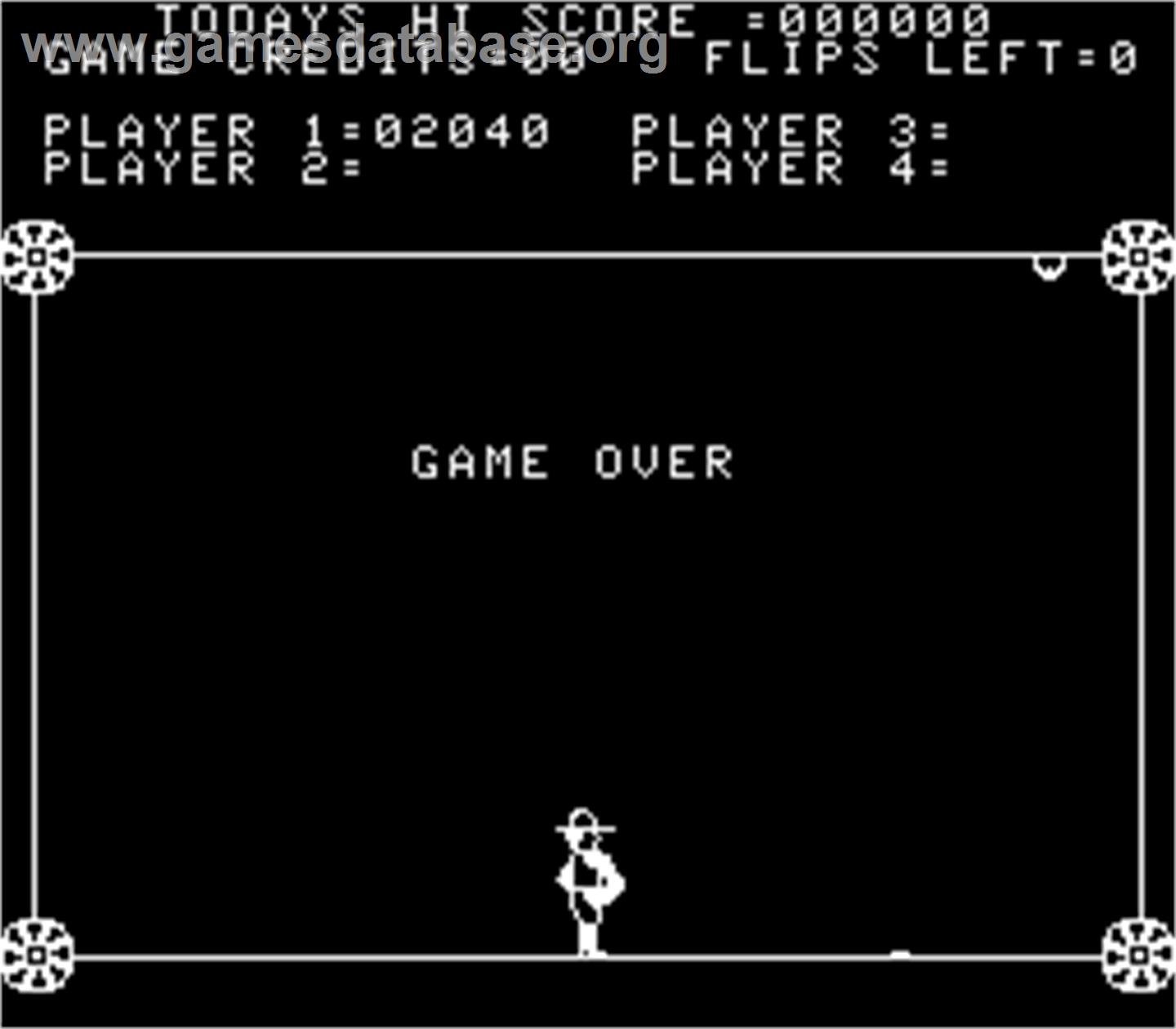 Dead Eye - Arcade - Artwork - Game Over Screen