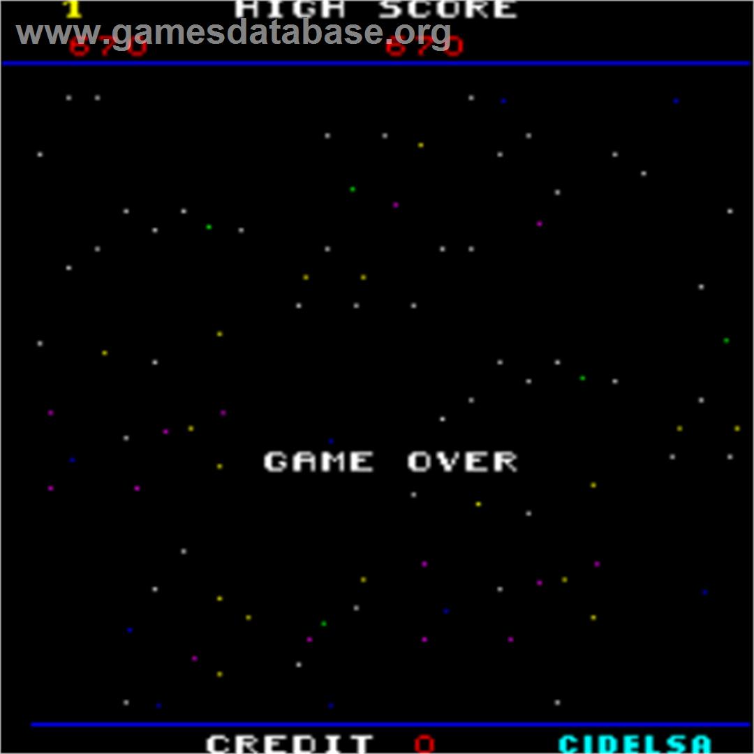Destroyer - Arcade - Artwork - Game Over Screen
