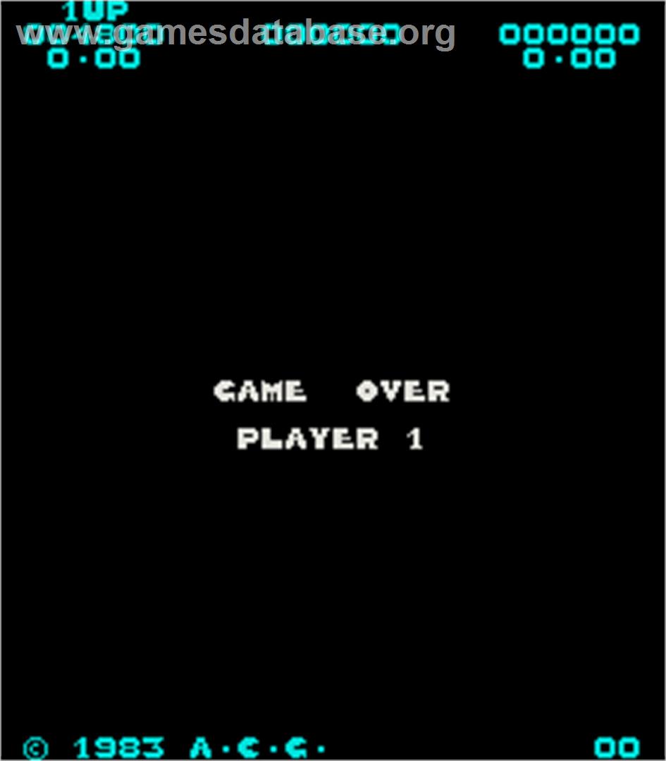 Dingo - Arcade - Artwork - Game Over Screen