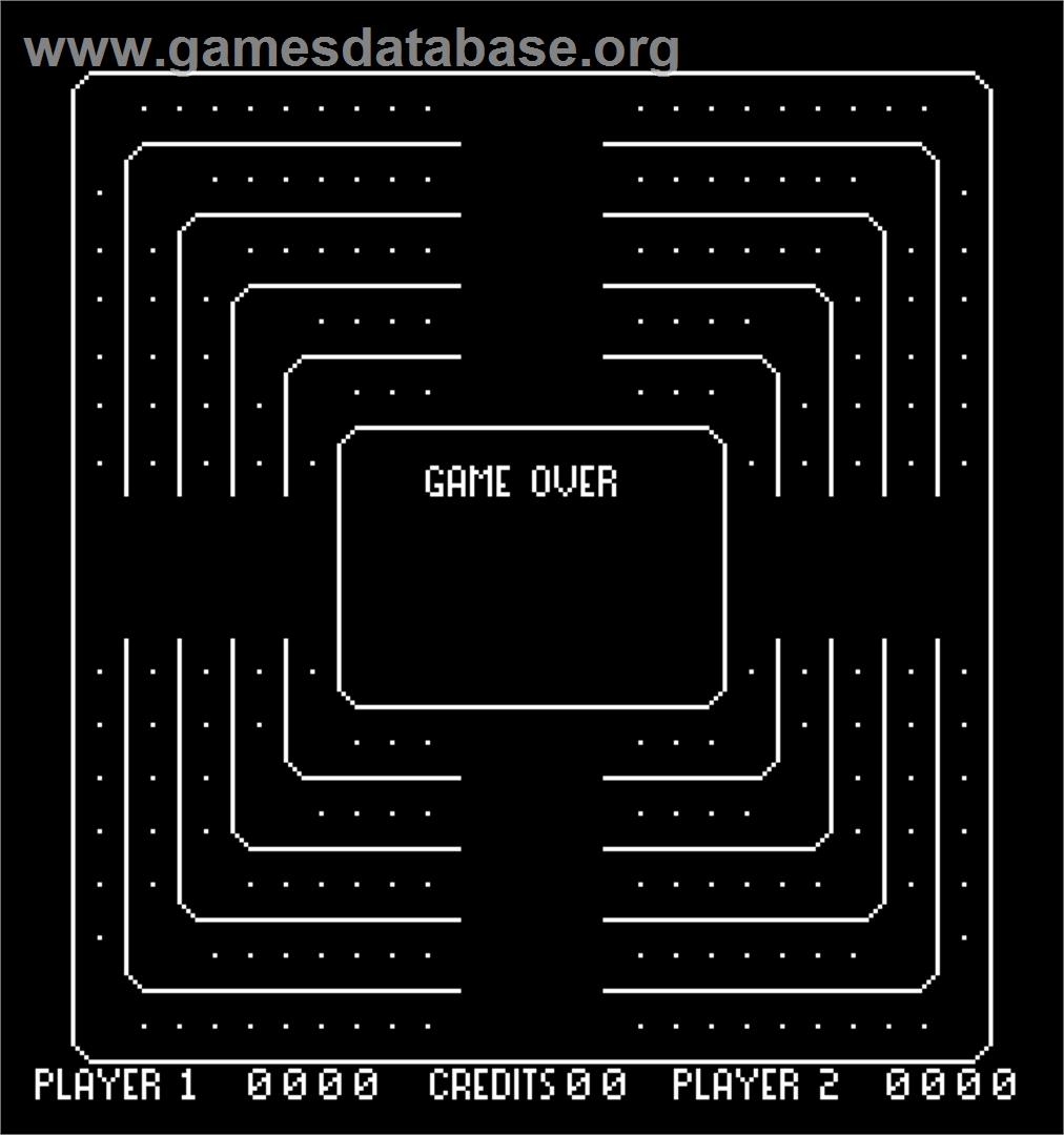 Dodgem - Arcade - Artwork - Game Over Screen