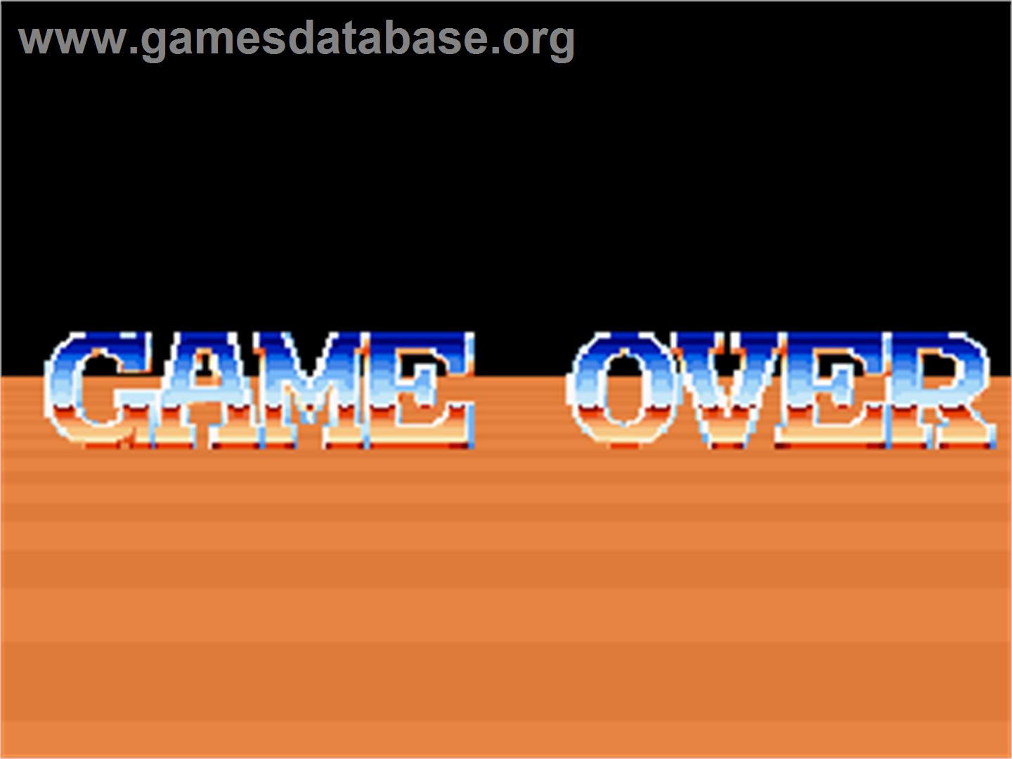 Double Axle - Arcade - Artwork - Game Over Screen