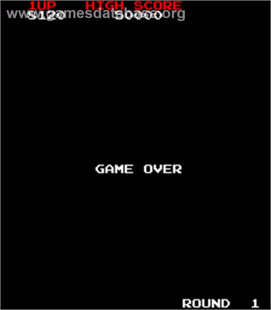 Dr. Toppel's Tankentai - Arcade - Artwork - Game Over Screen